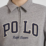 Felpa polo uomo grigia 710981150 001 RALPH LAUREN 