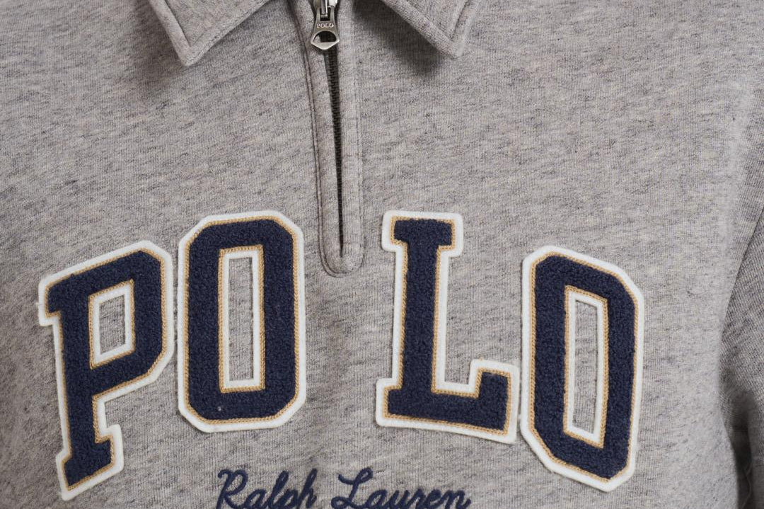 Felpa polo uomo grigia 710981150 001 RALPH LAUREN 