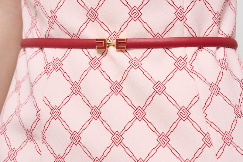 Abito mini donna rosa ABS55 DJ2 ELISABETTA FRANCHI 