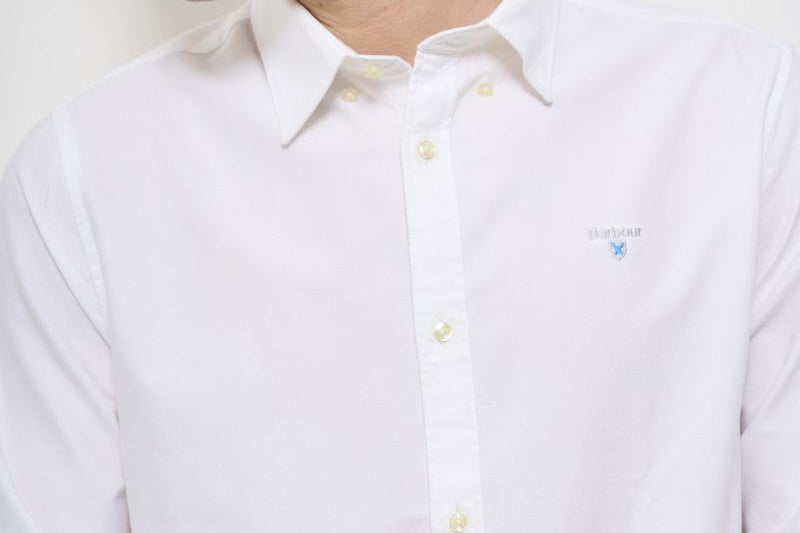 Camicia uomo Oxford bianca MSH5301 OXTOWNWH11 BARBOUR 