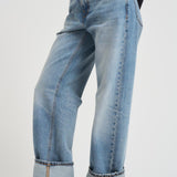 Jeans donna Bonnie denim chiaro BONNIE DIVEBLUEWASH HAIKURE 