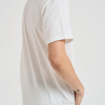 T-shirt uomo girocollo panna con ricamo ARNOTTWM APR10EMB MC2 SAINT BARTH 