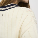 Maglia donna panna GWP02120 P00191211782 GOLDEN GOOSE 