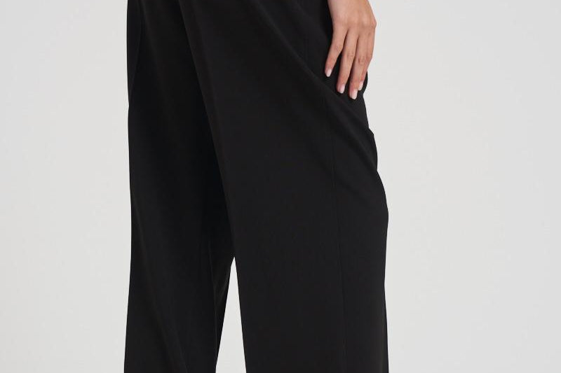 Pantalone con pence donna 14049 8005NERO FORTE FORTE 