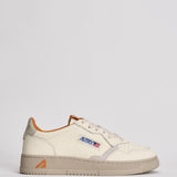 Sneakers uomo Medalist Low bianca e arancione AULM NE13 AUTRY 