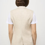 Giacca donna gilet beige 2157 542481 L.B.M. 