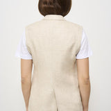 Giacca donna gilet beige 2157 542481 L.B.M. 
