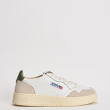 Sneakers uomo Medalist low in suede beige e verde AULM LS17 AUTRY 