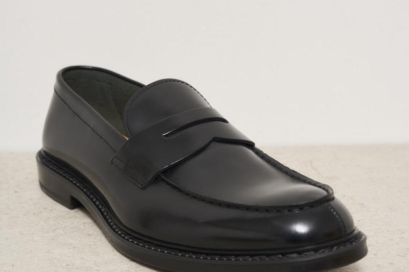 Mocassino uomo in pelle nero 2405 HORSENERO DOUCAL'S 