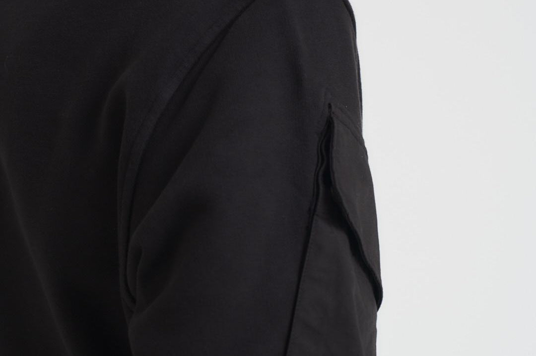 Felpa uomo girocollo nera 6100008 S0A20V0029 STONE ISLAND 