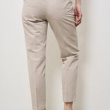 Pantaloni donna a sigaretta beige 176832 D6207401 INCOTEX 
