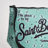 Pochette donna Aline a fantasia verde acqua ALINE 01094L MC2 SAINT BARTH 