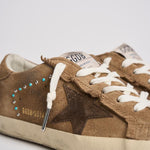 Sneakers donna Super Star marrone GWF00101 F00754755676 GOLDEN GOOSE 