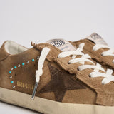 Sneakers donna Super Star marrone GWF00101 F00754755676 GOLDEN GOOSE 