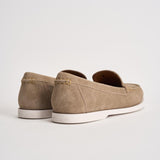 Mocassino uomo in suede beige 803932196 001 RALPH LAUREN 