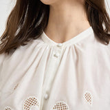 Camicia donna Lunamaris bohemienne bianca 14599 avorio0038 FORTE FORTE 