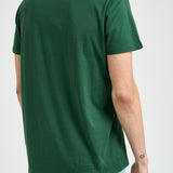 T-shirt uomo girocollo verde TH6709 132 LACOSTE 