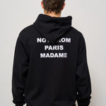 Felpa uomo con cappuccio nera HO162 CO127BL DROLE DE MONSIEUR 