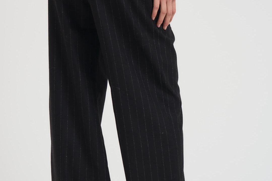 Pantalone donna sartoriale nero 14317 8002NOIR FORTE FORTE 