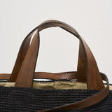 Borsa donna Mirozy in rafia nera MIROZY BLACK IBELIV 