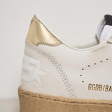 Sneakers donna Ball Star talloncino dorato GWF00117 F00078380608 GOLDEN GOOSE 
