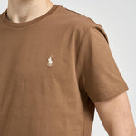T-shirt uomo girocollo marrone 710671438 536 RALPH LAUREN 