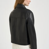 Giubbotto donna in ecopelle nero 8200 BLACK SWORD 6.6.44 