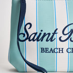 Pochette donna Aline a righe celeste e bianca ALINE 00606L MC2 SAINT BARTH 