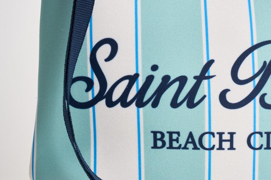 Pochette donna Aline a righe celeste e bianca ALINE 00606L MC2 SAINT BARTH 