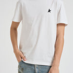 T-shirt uomo girocollo bianca GMP01220 P00059310364 GOLDEN GOOSE 