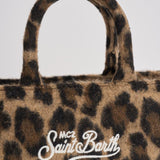 Borsa donna Vanity Felt animalier VANITYFELT LEO18 MC2 SAINT BARTH 