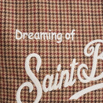 Borsa donna Vanity pied de poule marrone VANITY PDP45 MC2 SAINT BARTH 