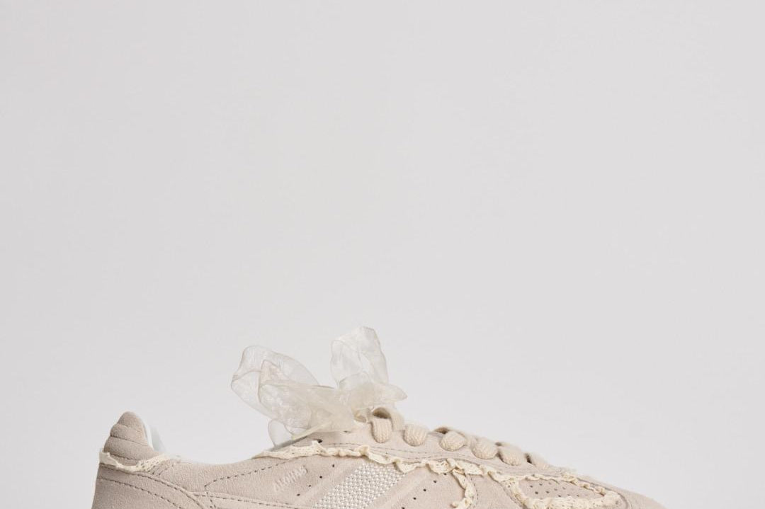 Sneakers donna crochet crema S100823 01 ALOHAS 