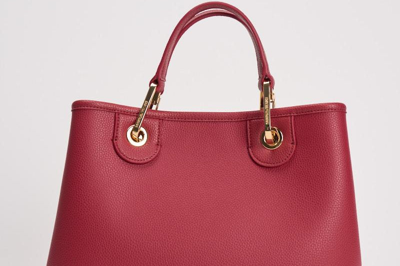 Borsa a mano donna in pelle rossa EW000361 AF12036M5068 EMPORIO ARMANI 