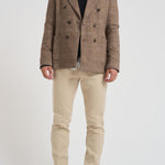 Giacca uomo doppiopetto marrone CN5027 CORTECCIA CIRCOLO 1901 