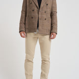 Giacca uomo doppiopetto marrone CN5027 CORTECCIA CIRCOLO 1901 