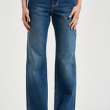 Jeans donna Jeyda in denim blu medio PA0625FA D1H01I30BU ISABEL MARANT 