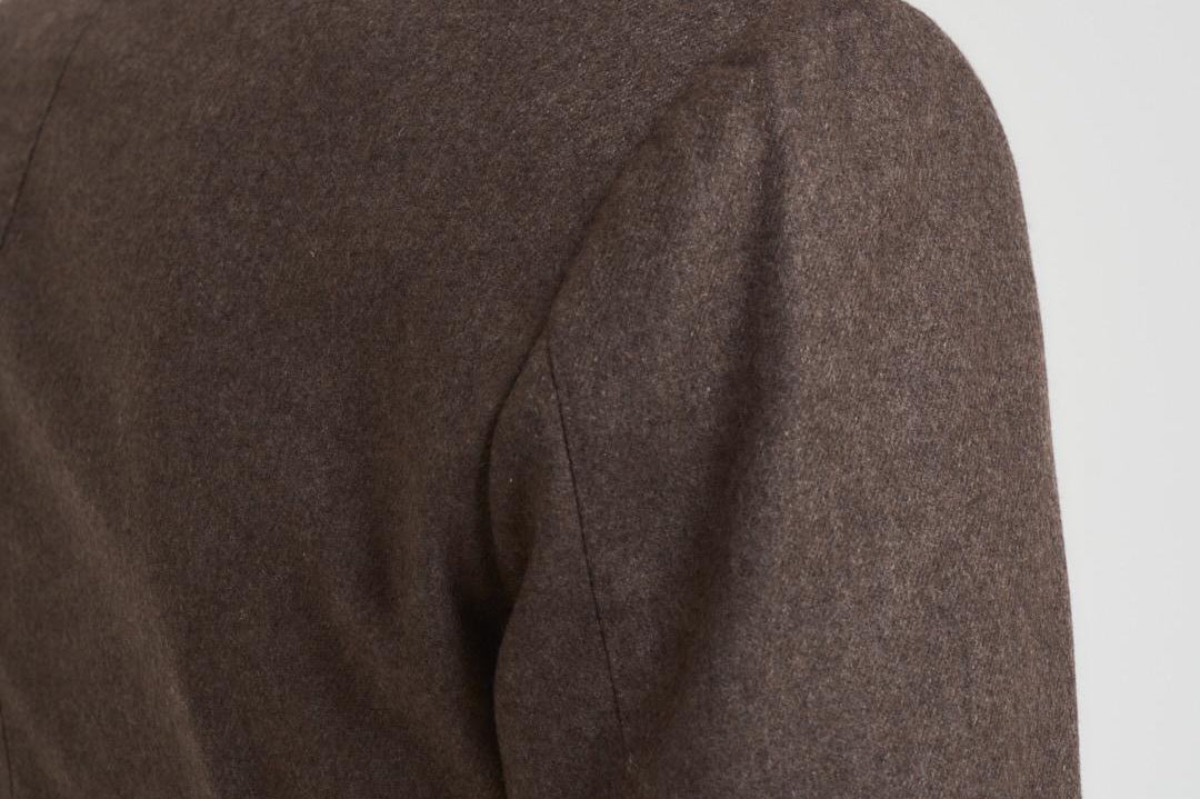 Giacca uomo doppiopetto marrone G751MF 271857F SANTANIELLO 