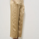 Pantalone donna satinato beige F5SS78 V53 LIVIANA CONTI 