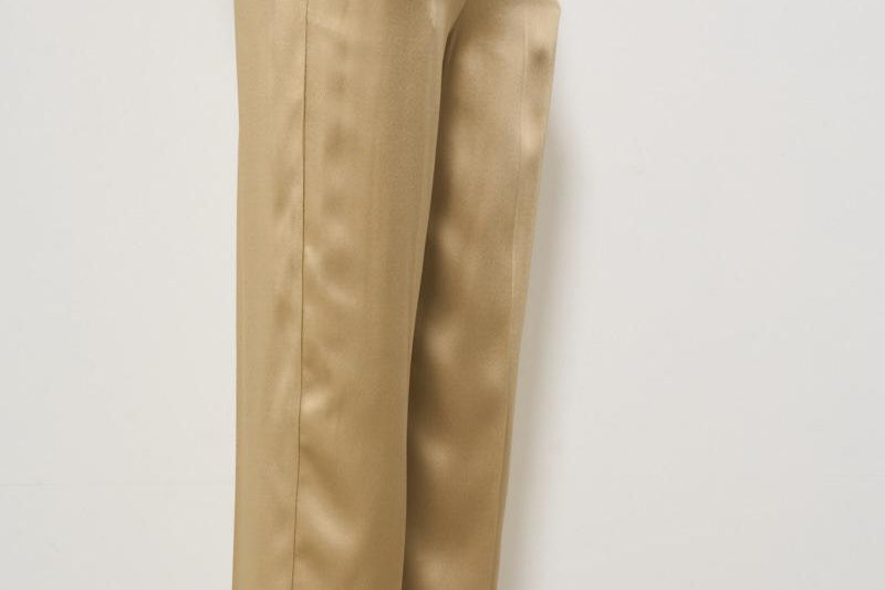 Pantalone donna satinato beige F5SS78 V53 LIVIANA CONTI 