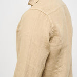 Camicia uomo beige X66TNW US5 ACCADEMIE TESSILI 