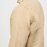 Camicia uomo beige X66TNW US5 ACCADEMIE TESSILI 