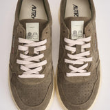 Sneakers uomo Medalist low suede verde militare AULM UH04 AUTRY 
