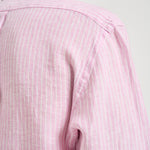 Camicia uomo in lino a righe rosa 710B15594 008 RALPH LAUREN 