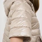 Cappa donna beige con cappuccio PI001993D 1985 HERNO 