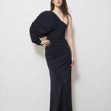 Abito donna lungo Toga Dress nero 625SS6642O BLACK DANAME 