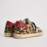 Sneakers donna Super Star in cavallino leopardato GWF00101 F00810315868 GOLDEN GOOSE 