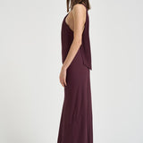 Abito donna lungo bordeaux 14884 2543 FORTE FORTE 