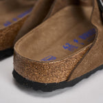 Sandalo uomo Arizona in suede marrone 1030865U DARK TEE BIRKENSTOCK 