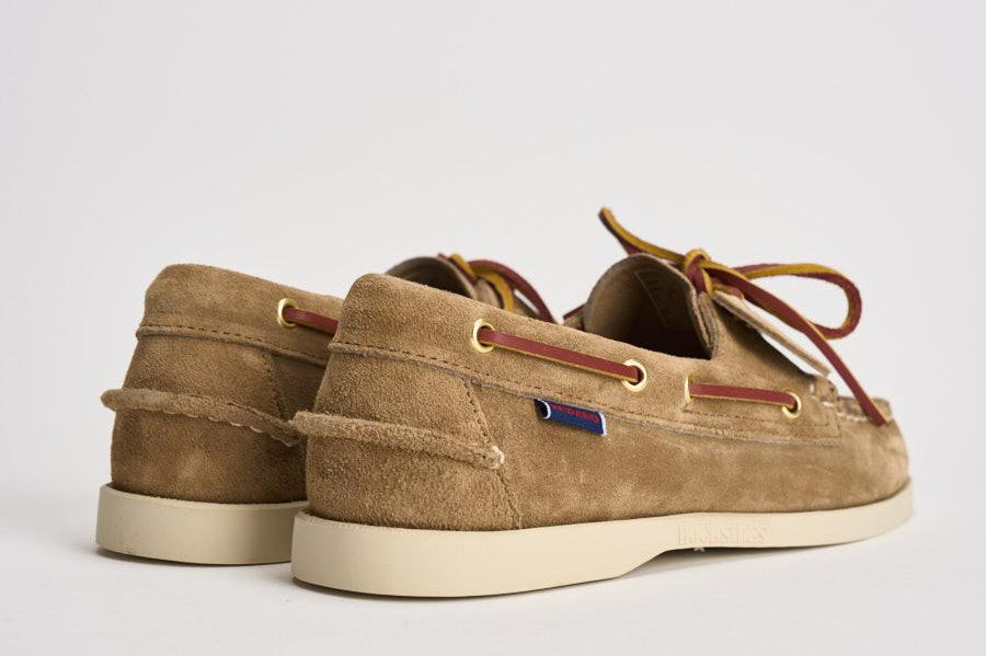 Mocassino uomo Portland in suede beige 78123GW AF0 SEBAGO 